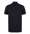 H460 Henbury Slim Fit Stretch Microfine Piqué Polo Shirt Navy* colour image